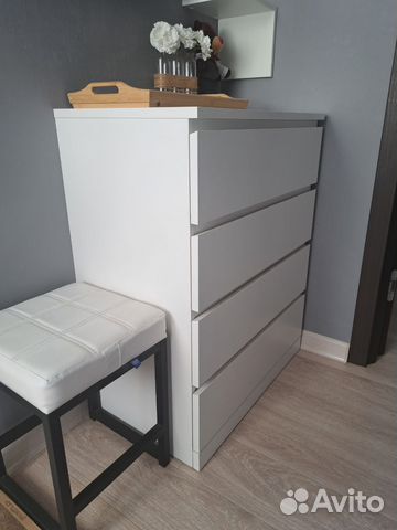 Комод IKEA мальм 4 ящика купить в Москве | Товары для дома и дачи | Авито