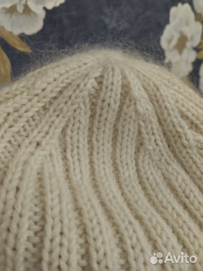 Шапка меринос и мохер