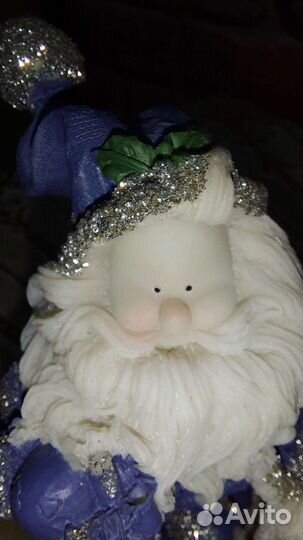 Подсвечник с дедом Морозом и Снеговиком