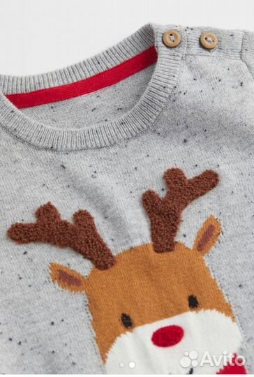 Свитер новогодний детский