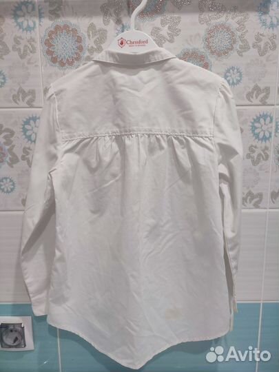 Рубашки, блузки в школу белые 1-2 класс