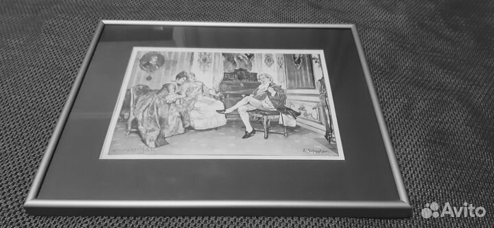 Картина Л. Шмуцлера, гравюра Гейера и Кримзе 1891г