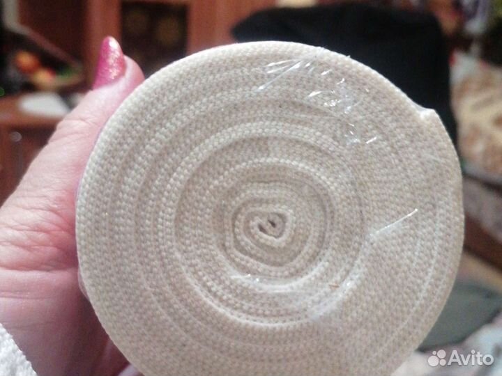 Бинт эластичный с застёжкой, 3.5 на 8,в упаковке