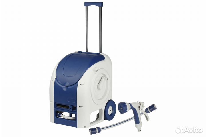 Шланг поливочный на катушке тележке 15 метров