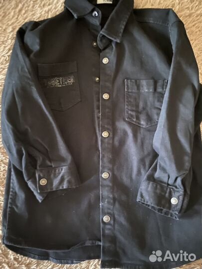 Рубашки мальчик Коттон джинс