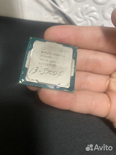 Процессор intel core i3 9100f