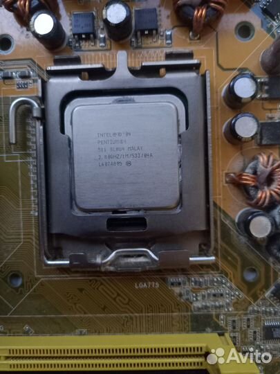 Проц Intel pentium 4 511 и мать asus p5ld2 se