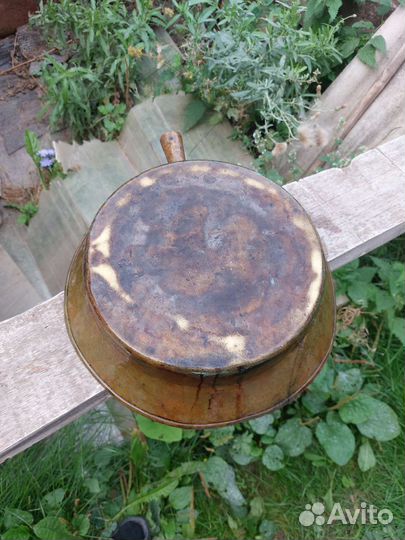 Латунный таз