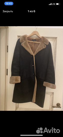 Натуральная дубленка Escada