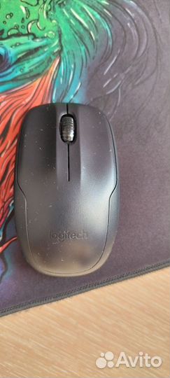 Беспроводная клавиатура и мышь logitech mk220