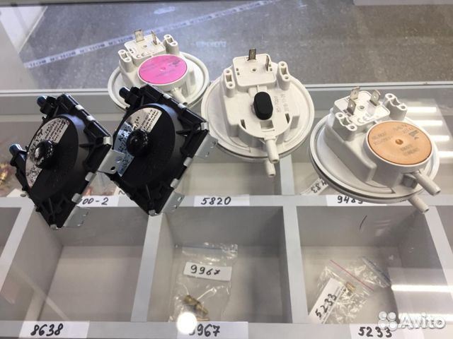 Прессостаты / реле давления для газовых котлов