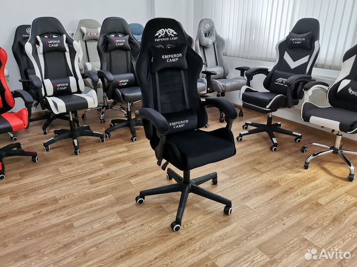 Кресло компьютерное игровое. Ткань 