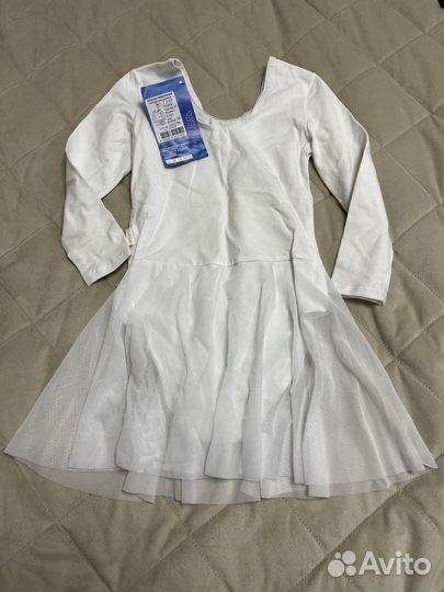 Купальник гимнастический с юбкой