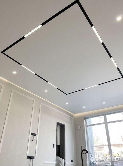 Натяжные потолки. Замер в день обращения