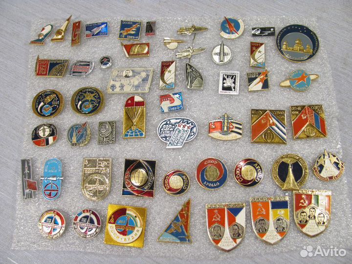 Значки СССР. Советский космос, Гагарин