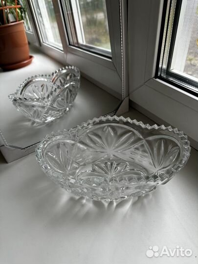 Хрустальная ваза / салатник
