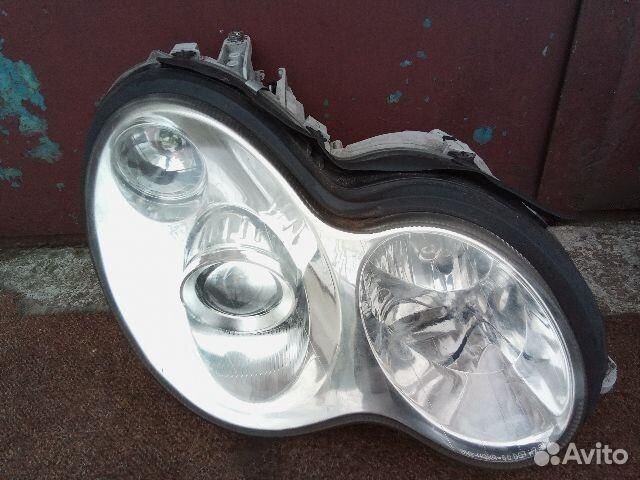 Фары Mercedes W203 Рестайлинг Линза Комплект