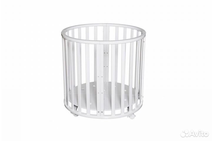 Детская кроватка круглая - овальная
