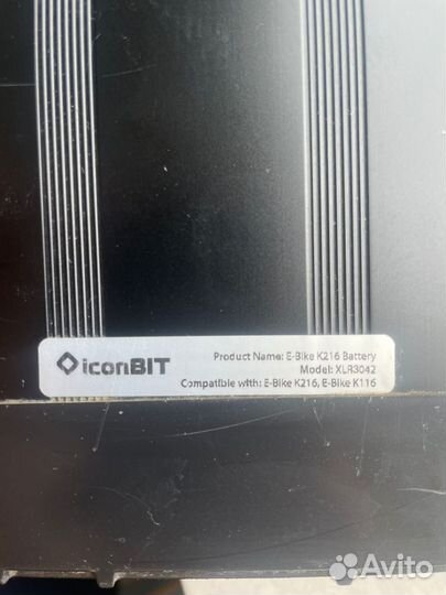 Электровелосипед iconBIT k216