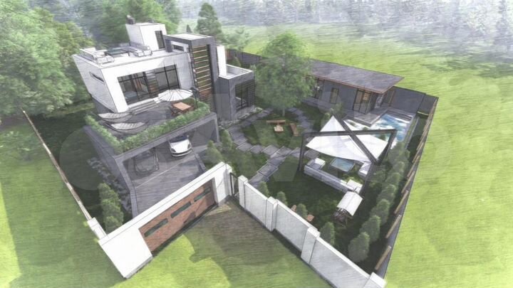 Дом 298 м² на участке 14,6 сот.