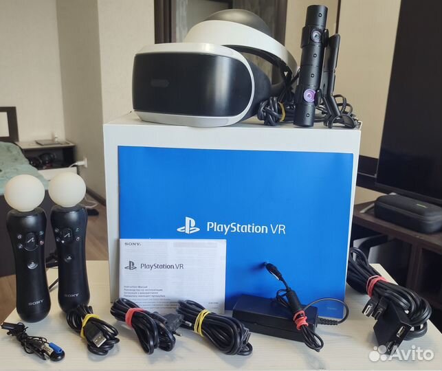 PS VR, шлем вр, камера, мувы для PS4