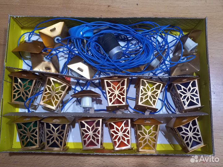 Гирлянда СССР. Золотой фонарик