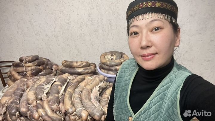 Казы. Конская колбаса сырая