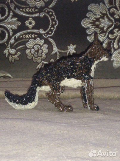 Фигурка волка из 3д ручки 9 см