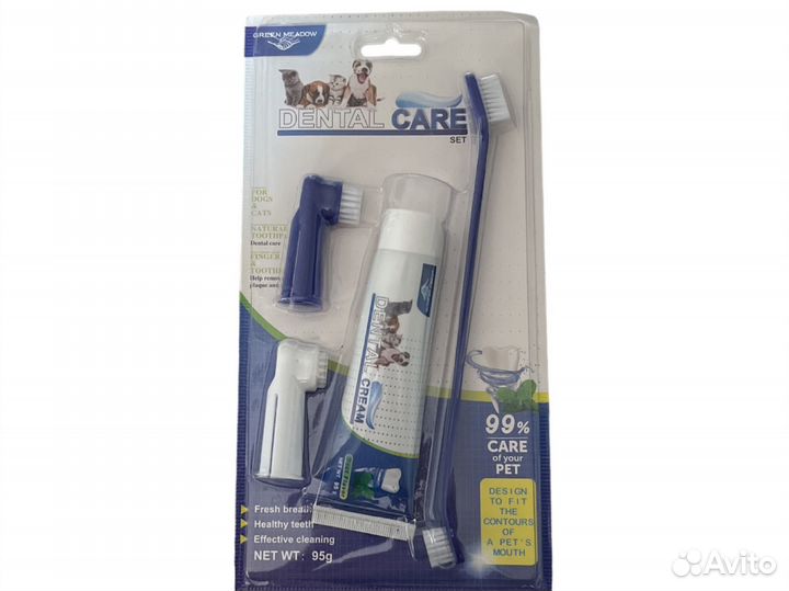 Набор для чистки зубов у животных