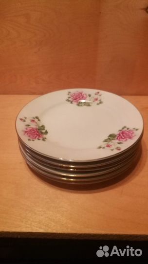 Костяной фарфор тарелки. кнр. 20,5 см