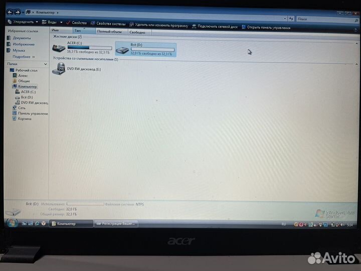 Ноутбук Acer aspire 4315