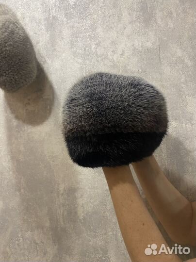 Шапка норковая женская