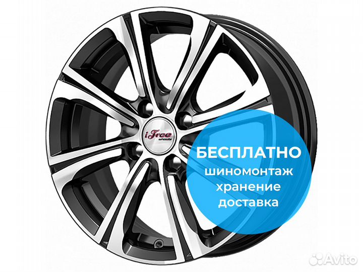 R15 4x100 6J ET46 D54,1 iFree Апероль Блэк-Джек