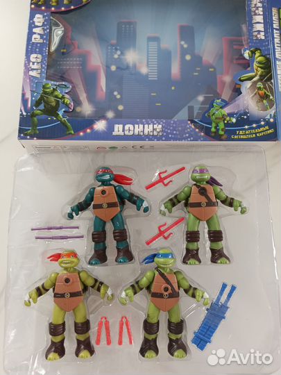 Minecraft lego и черепашки Ниндзя пакет игрушки