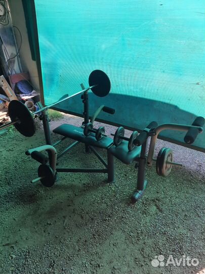 Домашний тренажер, гантели