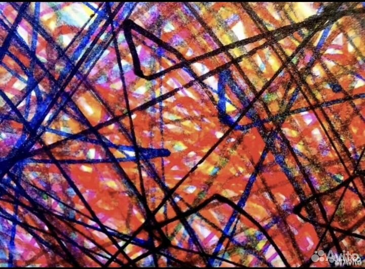 Картина написанная роботом пылесосом