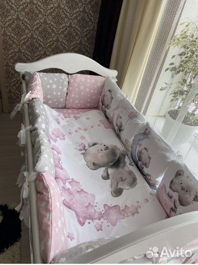 Бортики на кроватку