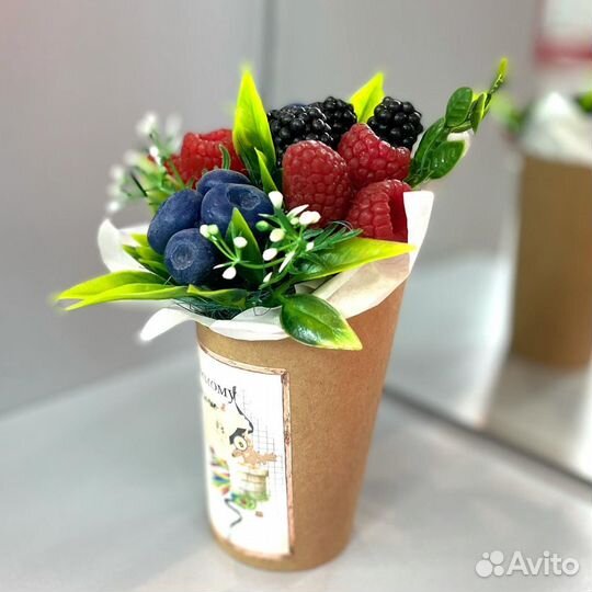 Букет из мыла ручной работы