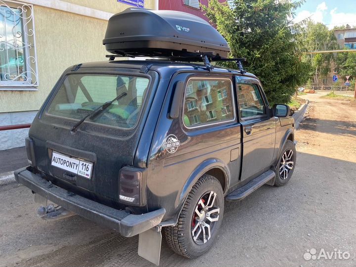 Автобокс Компакт 360л на Нива 2121 Легенд Урбан