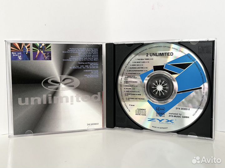 Фирменный CD диск 2 Unlimited Real Things 1994 Ори