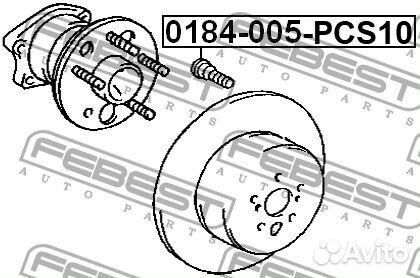 Шпилька колёсная pcs 10