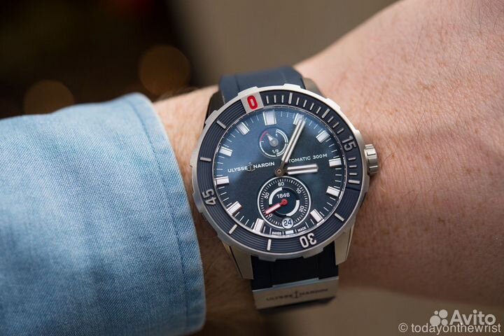 Часы Ulysse Nardin Diver 44 mm 1183-170-3/93