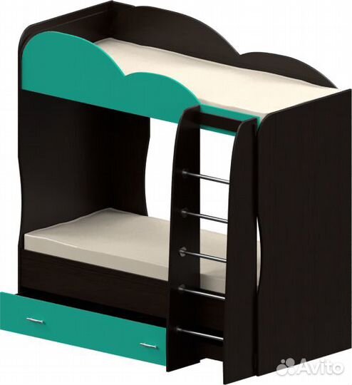 Двухъярусная кровать Индиго 2.1