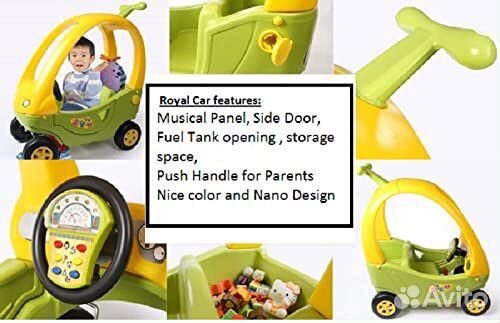 Машинка каталка толокар haenim