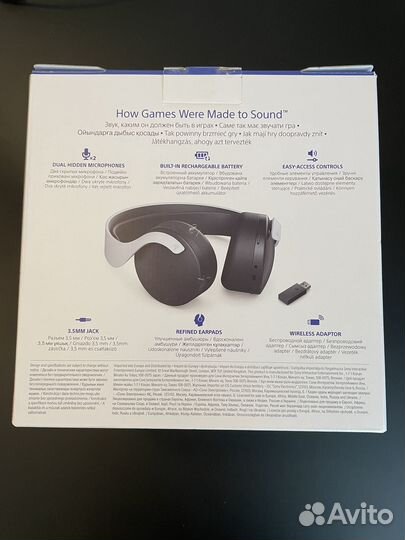 Наушники Sony Pulse 3D