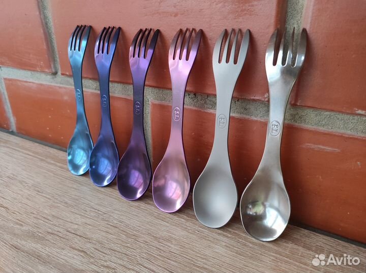 Ложка титановая,вилка,ловилка