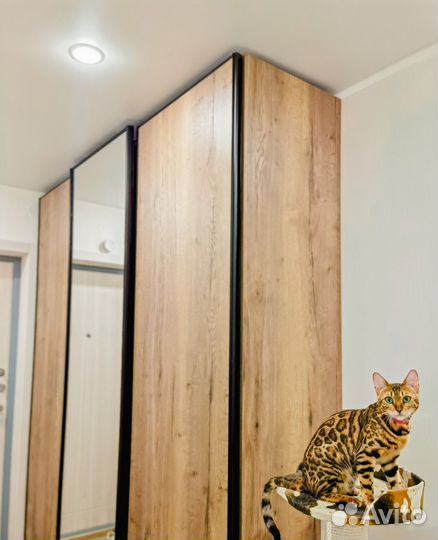 Распашной шкаф на заказ. Производство