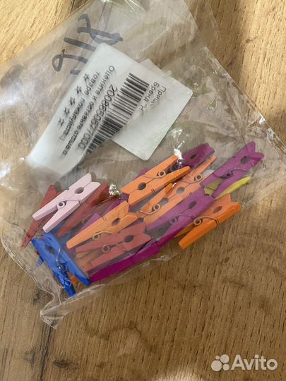 Мини прищепки декоративные