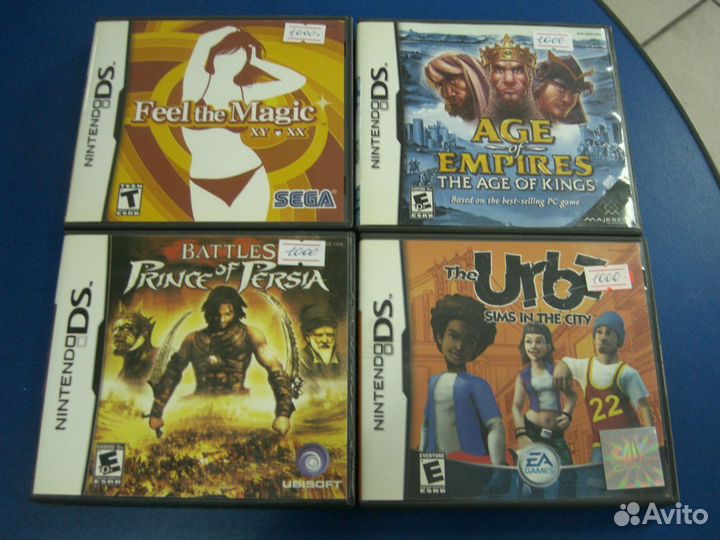 Игры для игровой приставки nintendo DS нинтендо