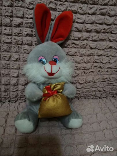 Мягкая игрушка поющий заяц